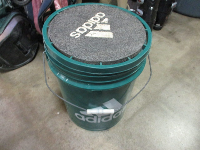 Load image into Gallery viewer, Used Adidas (Dick&#39;s Sporting Goods) Ball Bucket w/ Padded Lid
