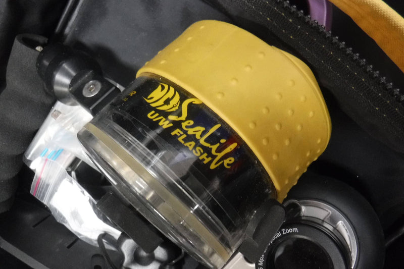 Load image into Gallery viewer, Used Reefmaster Sealife dc500 Camera With Flash And Case (Camera Not Included)

