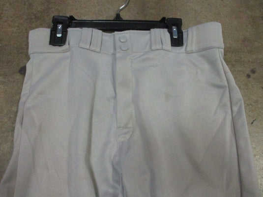 Used Easton Grey Baseball Pants Size Youth XL