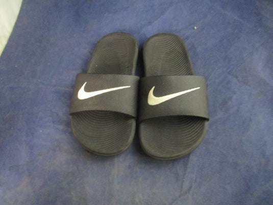Used Nike Kawa Slide Sandals Youth Size 13C - worn