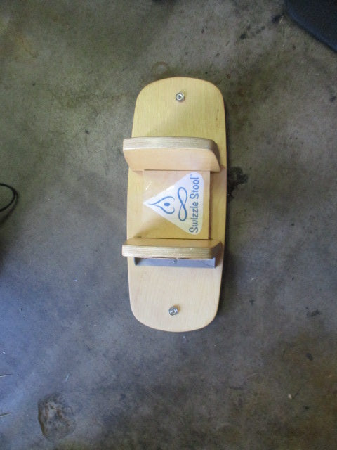Used Swizzle Stool Wood Balance Board