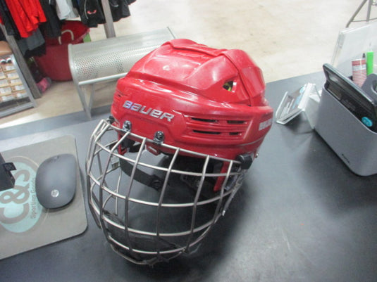 Used Bauer RE-Act 200 Youth Hockey Helmet Size Small