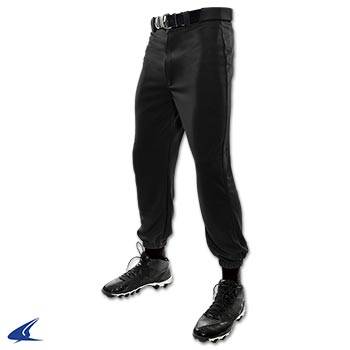 New Champro MVP Classic Baseball Pants Youth Size Medium - Black