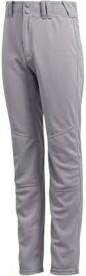 Adidas Adult Grey Open Bottom Baseball Pants 2XL