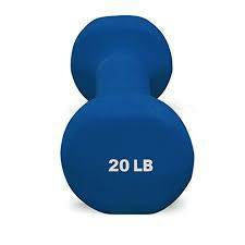 NEW Apollo Athletics 20 LB Neoprene Dumbbell 1 Qty