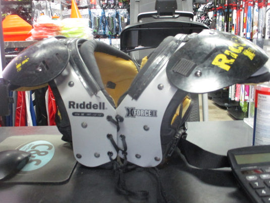 Used Riddell X Force II Youth Medium Football Shoulder Pads