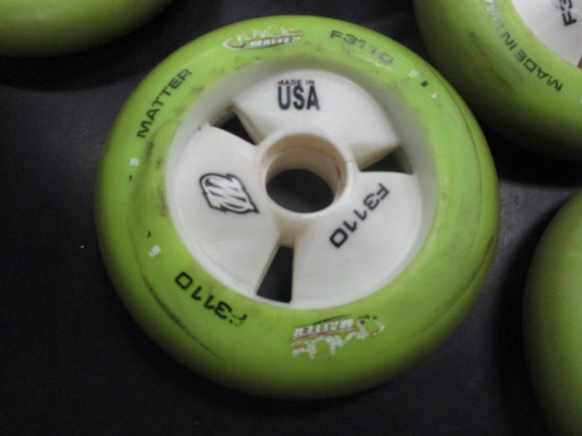 Load image into Gallery viewer, Used Matter Juice F3110 Speed Skate Wheels Set of 8
