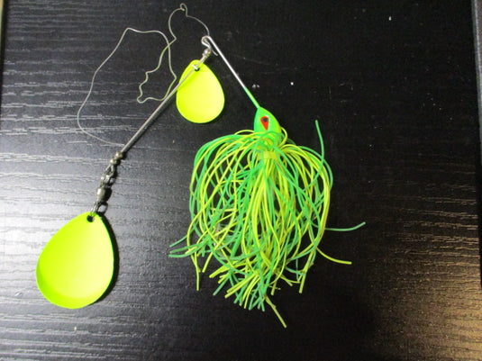 Used Glitter Yellow Spinner Bait Lure