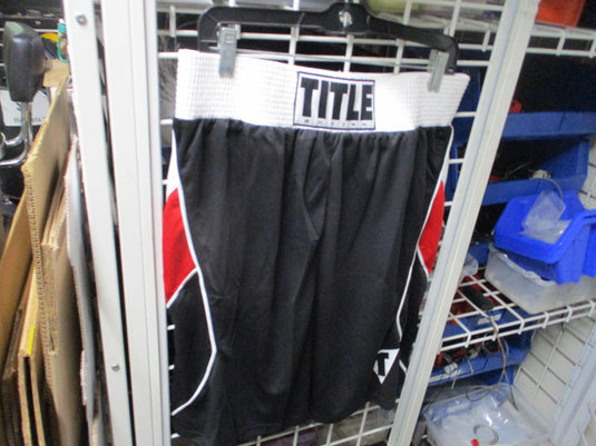 New Title Aerovent Elite Amateur Boxing Trunks Adult Size XL