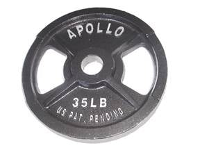 NEW Apollo Athletics 5 LB Olympic Grip Plate
