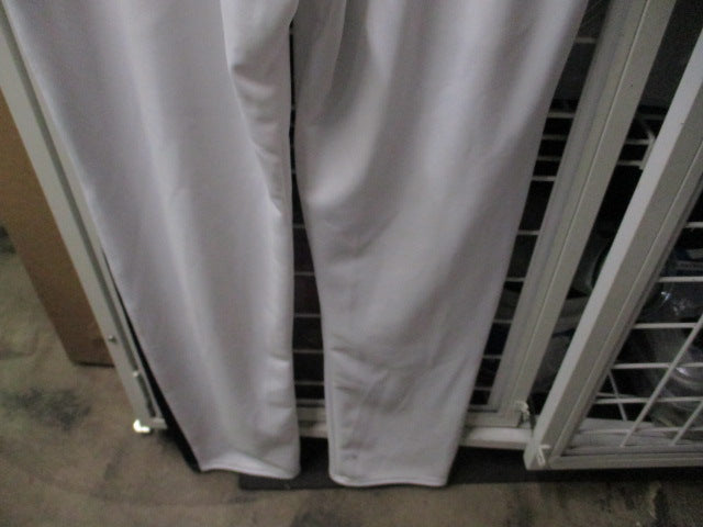 Load image into Gallery viewer, Used Premier Athletics White Baseball Pants w/ Blue Stripe Size XL
