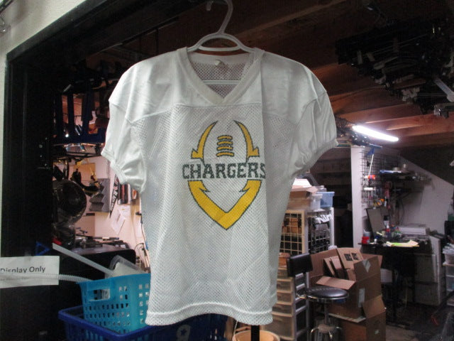 Load image into Gallery viewer, Used A4 &quot;Chargers&quot; Football Practice Jersey Youth L/XL
