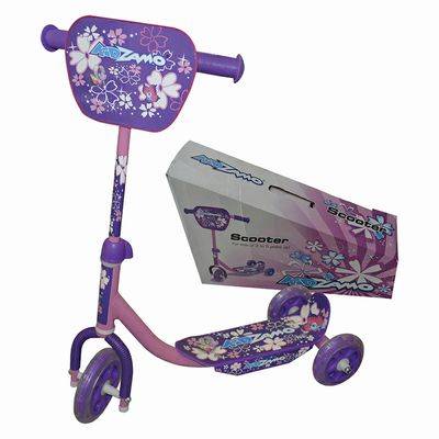 New Kidzamo 3-Wheel Mini Scooter Flower