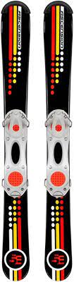 New 5th Element Ascension Snowblades - Black/Red - 99 cm
