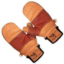 Load image into Gallery viewer, New Maroon Bell Outdoor Water Buffalo Leather Mittens Adult Size Medium
