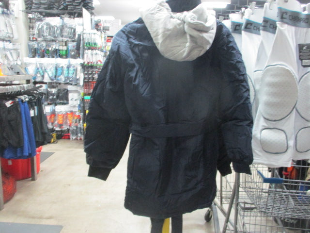 Load image into Gallery viewer, PRETTYGARDEN Women&#39;s Hooded Puffer Jacket Navy Size Small
