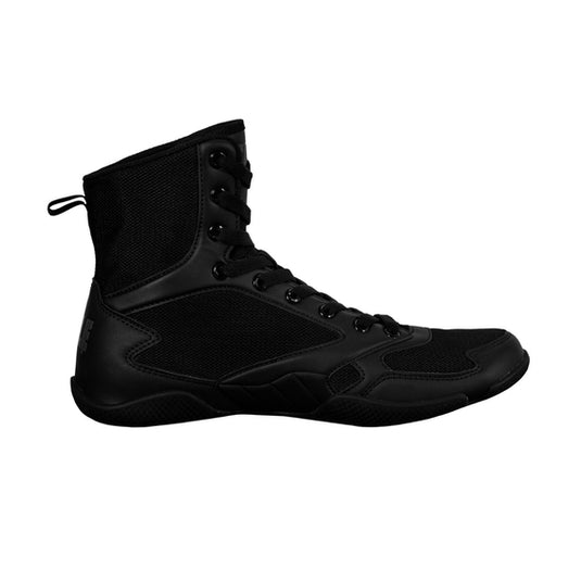 New Title Charged Boxing Shoes Adult Size 6- All Black