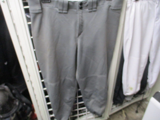 Load image into Gallery viewer, Used Mizuno Grey Softball Pants Size Women&#39;s XL
