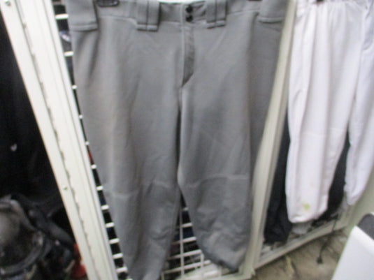 Used Mizuno Grey Softball Pants Size Women's XL