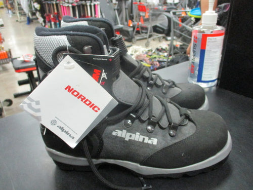 Used Alpina Nordic Cross Country Ski Boots Size 37