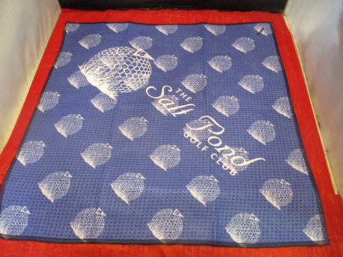 Joseph Elliot USA Blue The Salt Pond Golf Towel 17