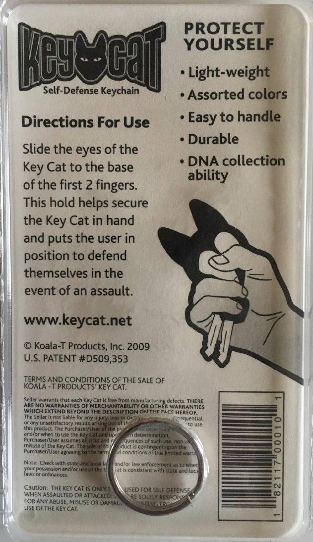 Load image into Gallery viewer, Key Cat keychain personal self-defense keychain
