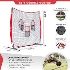 New Powernet Football 3 Pocket QB Passer Net