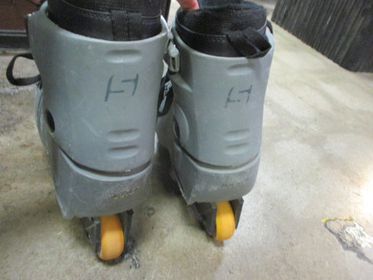 Used Ultra Wheels Sinister Agressive Inline Skates Size 8 (Missing Top Straps)