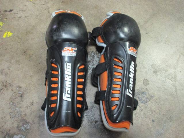 Load image into Gallery viewer, Used Franklin SX Comp 9&quot; Street Hockey Shin Pads

