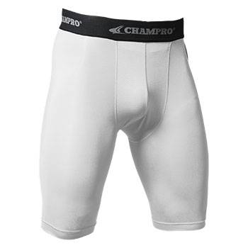 New Champro Adult Compression Short Size Medium - White