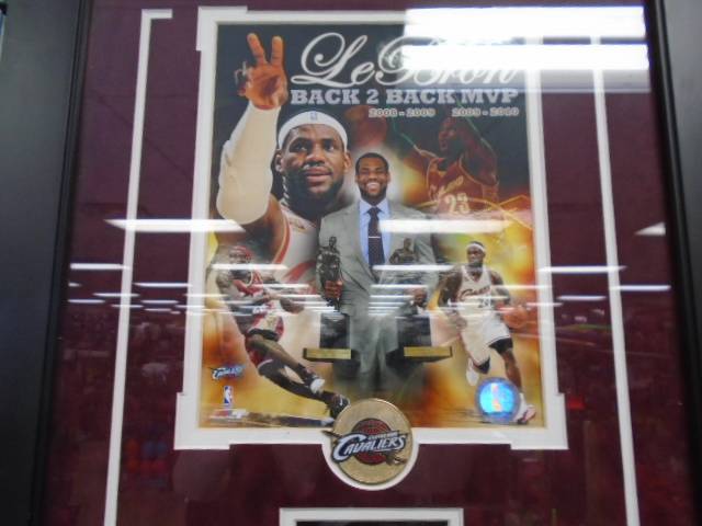 Load image into Gallery viewer, Lebron James Back 2 Back MVP Limited Edition Signed Print
