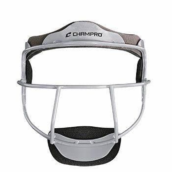 New Champro Adult Softball Fielder's Mask - Silver