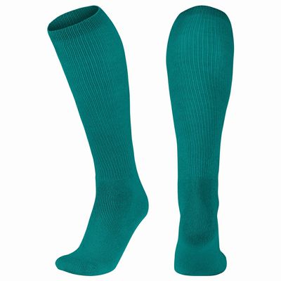 New Champro Teal Multi-Sport 100% Polyester Sock Size Small