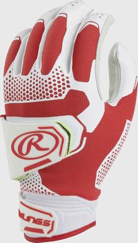 New Rawlings Workhorse Pro Softball Batting Gloves Scarlet Red Small