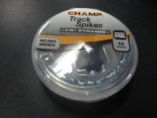 Champ Track Spikes 1/4" Pyramid 14 Spikes w/ Tool