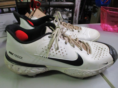Used Men's Nike React Metal Baseball Cleats Size 12 Men's (No Insoles)
