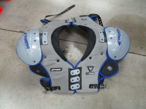 Used Champro Vertex Football Shoulder Pads Size 4XL 155-180 lbs Back Rivets Dama