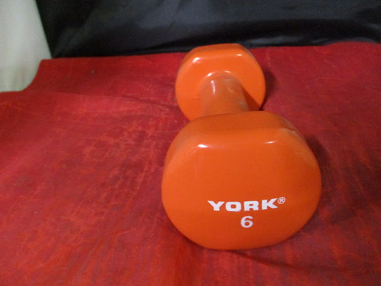 York 6lb Vinyl Coated Dumbbell