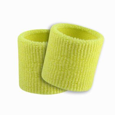 New TCK Super Terry Wristband Yellow 3.5" Wide