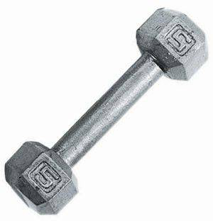 NEW Apollo Athletics 5lb Hex Dumbbell