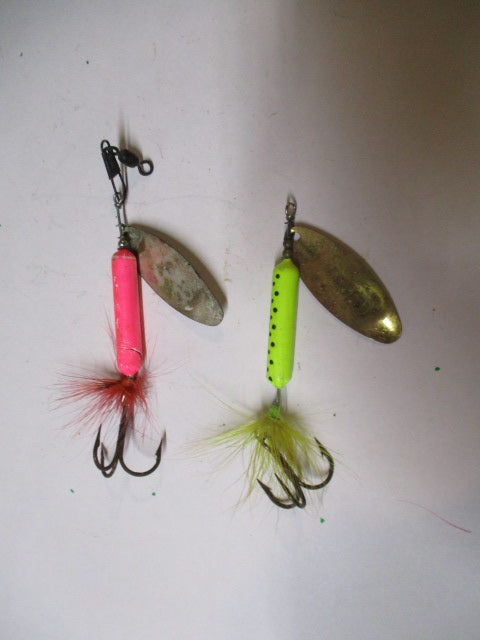 Load image into Gallery viewer, Used Yakima Rooster Tail 3/4 Spinner Lures
