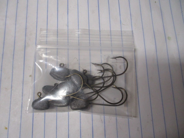 Load image into Gallery viewer, Used Weighted Fishing Hooks - 10 ct
