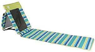 New Coleman Utopia Breeze Low Recline Beach Chair Ground Mat