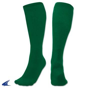 New Champro Forest Green Multi-Sport 100% Polyester Sock Size Small