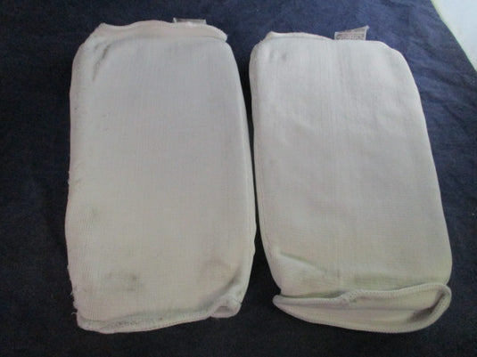 Used ATA Martial Arts Cloth Shin Pads Size Medium