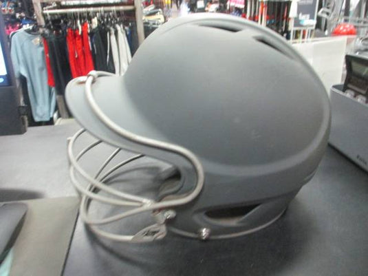 Used Champro Gray Batting Helmet With Mask