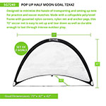 Load image into Gallery viewer, New Champion Pop-Up Half Moon Goal 6&#39; x 4&#39; Set of 2

