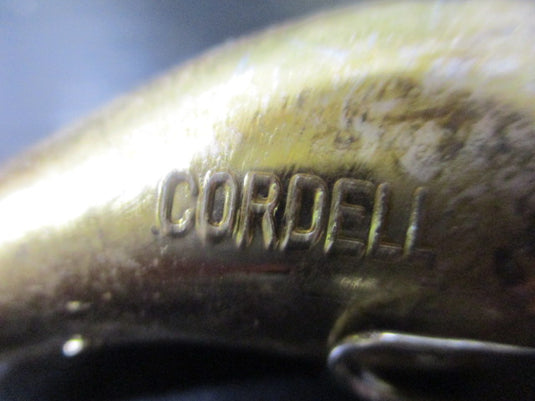 Used Cordell Big O Gold with Black Back Rattling Crankbait Lure