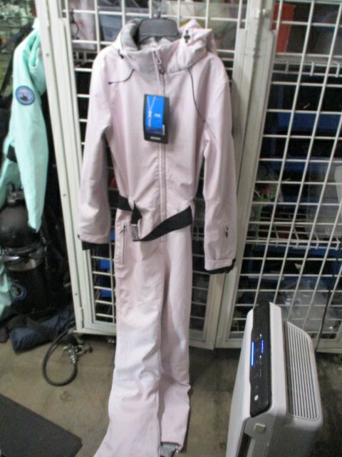 Load image into Gallery viewer, Gsou Snow Women&#39;s Belted Flare One Piece Snow/Ski Suit Adult Size XS
