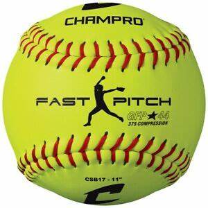New Champro 12" Fast Pitch Durahide Cover .44 COR Softball
